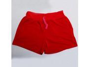 Fashion Cotton Women Sport Shorts Pants Big Red