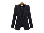 Autumn Winter Clothing Hin Thin Women’s Cardigan Small Suit Black M