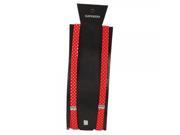 Red Dot Elastic Braces Clip on Suspenders