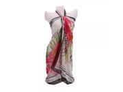 Fashion Colorful Women Chiffon Scarf Attire Beach Cover Up Dress