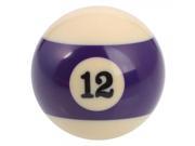 Number 12 Billiard Ball