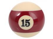 Number 15 Billiard Ball