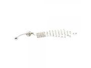 Beautiful Tassels Design Crystal Belly Button