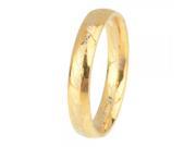 Fashionable Retro Style Men s Alloy Ring Width 4mm Golden