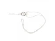 Charming Hand Strap Neck Lanyard For Cell Phone MP3 MP4 White