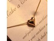Make A Vow Stylish Lovely Heart shaped Pendant Necklace