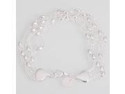 Delicate Small Oval shaped Bead Bracelet
