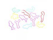 12 Pack Lovely Benthic Fauna Shaped Silicone Rubber Band Bracelets