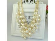High end Elegant Double deck Beads Tassel Necklace