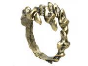 Fashionable Clawlike Alloy Ring Bronze coloured Diameter 18.5mm
