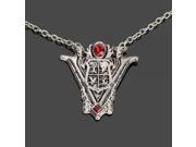 Vintage Style Fashionable Alloy Tower Clock Shape Women Necklace Ancient Silver