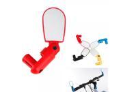 ID 005 Adjustable Compact Bike Rearview Mirror Red