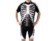 17K Skull Bicycle Short sleeved Riding Suits for Man XL