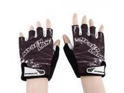 Fingerless Breathable Bicycle Gloves Size XL Black