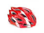 SD JH003 In mold 24 Holes Cycling Mountain Road Bike Safety Bicycle Adult Helmet with Fly Net Red