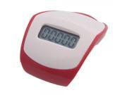 YGH 791 Portable Fitness Multi color Digital LCD Pedometer Red