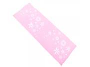 6mm Thick PVC Printed Exercise Yoga Mat Pink