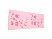 8mm Thick PVC Printed Exercise Yoga Mat Pink