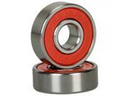 8pcs Abec 9 Durable Titanium Stainless Steel Sporting Goods Skateboard Bearings Red