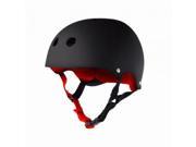Triple 8 Red Liner Skateboard Protective Helmet Black L