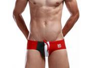 New Summer Hot selling Stylish Male Swimming Pants Swim Briefs Red M