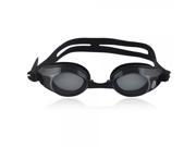 CE Certified Silica Gel Adults Nearsighted Swimming Goggles 400 degree Black