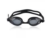 CE Certified Silica Gel Adults Nearsighted Swimming Goggles 250 degree Black