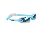 Professional Unisex Anti fog Anti UV HD Waterproof Electroplated Eyewear Swimming Goggles Glasses D206 Lake Blue