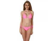 Colloyes New Sexy Bikini Swimsuit Pink M