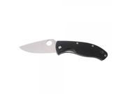 Spyderco Tenacious G 10 Handle Plain C122GP Knife