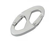 Multi function 8 Shaped Alloy Buckle Fast Hang Gray