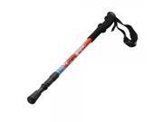 Super Light Carbon Alpenstock Red and Black