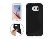 S Line Anti slip Frosted TPU Protective Case for Samsung Galaxy S6 G920 Black