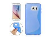 S Line Anti slip Frosted TPU Protective Case for Samsung Galaxy S6 G920 Blue