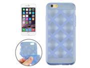 Ultra thin Shimmering Powder 3D Diamond Pattern TPU Case for iPhone 6 Plus Blue
