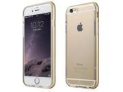 Baseus Fusion Series Metal Frame TPU Back Shell Protective Case for iPhone 6 Gold
