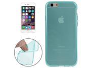 Smooth Surface Translucent TPU Case for iPhone 6 Baby Blue
