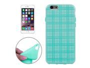 Plaid Texture TPU Case for iPhone 6 Blue