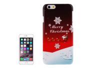 Christmas Series Snowflake Pattern Hard Case for iPhone 6 Plus
