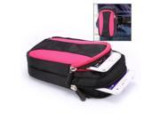 Universal Two Layer Multi function Climbing Portable Bag for iPhone 6 Plus Smasung Galaxy S6 Magenta