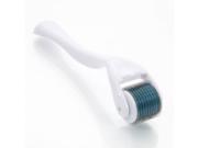 Portable Zooming Plastic Micro Needle Massager White Blue