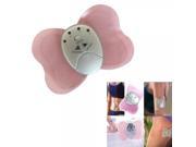 Mini Butterfly Body Muscle Cordless Slimming Pulse Massage Massager Pink