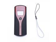 Plastic LCD Display Breath Alcohol Tester Black Red