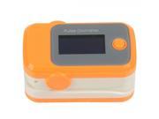 Convenient High Accuracy OLED Fingertip Oximeter Model A Orange
