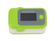 Convenient High Accuracy OLED Fingertip Oximeter Model A Green