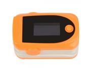 Convenient High Accuracy OLED Fingertip Oximeter Model D Orange
