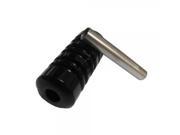 Stainless Steel Tattoo Grip with Back stem Black