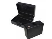 Plastic Tattoo Machine Kit Box Case Middle Black 002