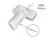 100pcs Professional Sterilized Single Stack Magnum Tattoo Needles 5M1