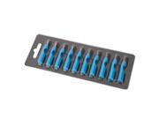 10pcs Disposable Stainless Steel Tattoo Tips 16 18RT Blue